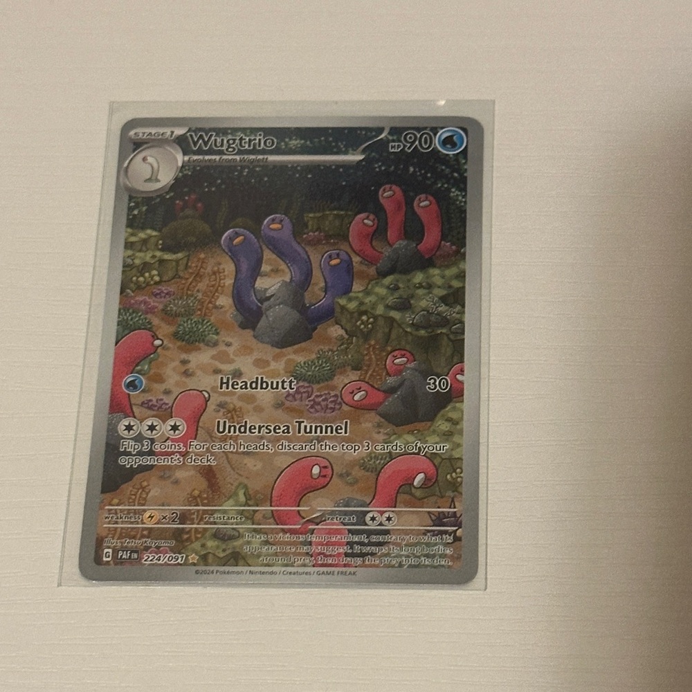 Pokemon Trading Card - Wugtrio - Paldean Fates